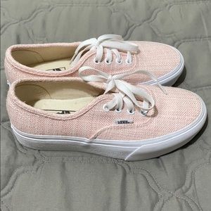 Pink unique Platform Vans